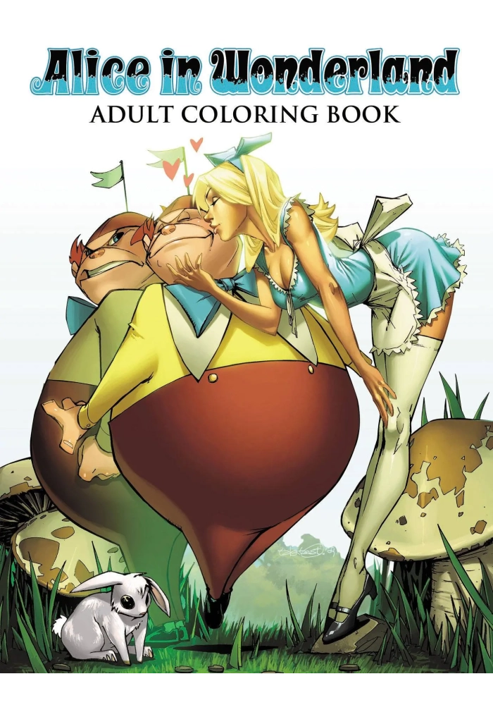 ALICE IN WONDERLAND ADULT COLORING BOOK