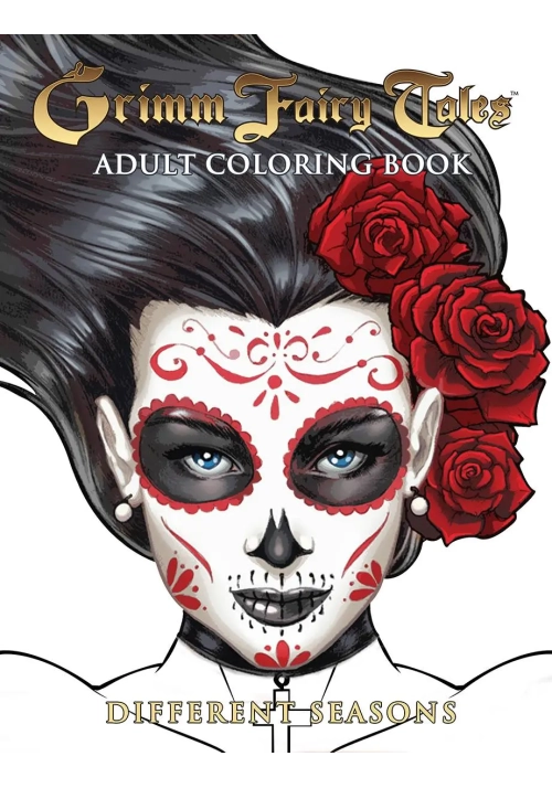 GFT ADULT COLORING BOOK DIFFERENT SEASONS ED