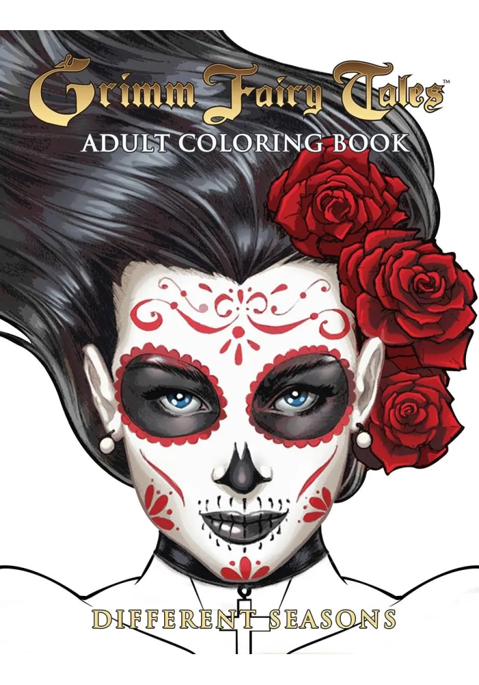GFT ADULT COLORING BOOK DIFFERENT SEASONS ED