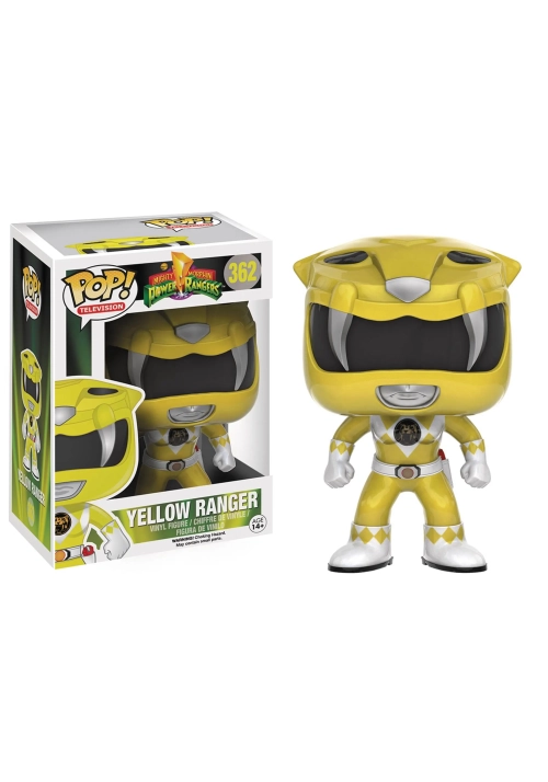 POP TV POWER RANGERS YELLOW RANGER VINYL FIGURINE