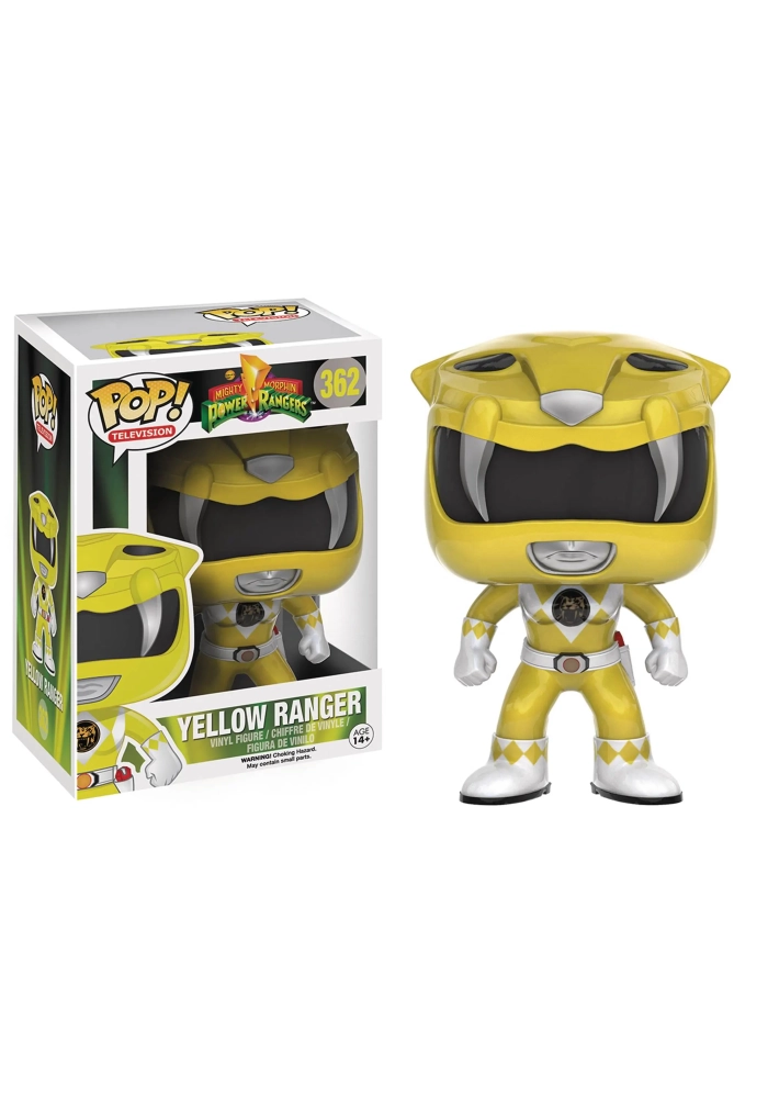 POP TV POWER RANGERS YELLOW RANGER VINYL FIGURINE