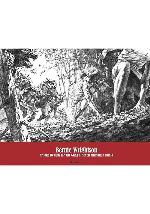 BERNIE WRIGHTSON ART & DESIGNS FOR GANG OF 7 ANIMATORS HC