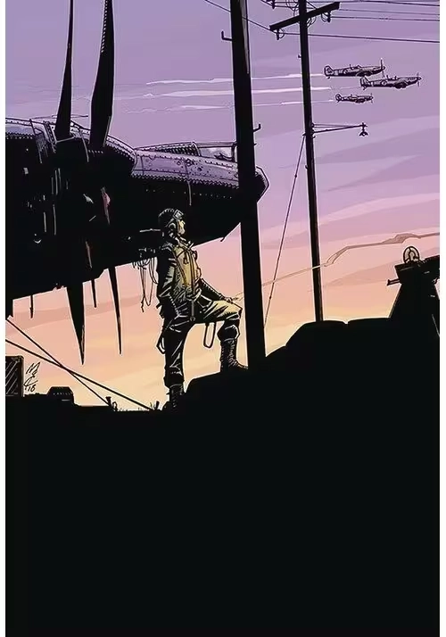 BATTLE FOR BRITAIN FROM PAGES OF COMBAT MCCREA CVR