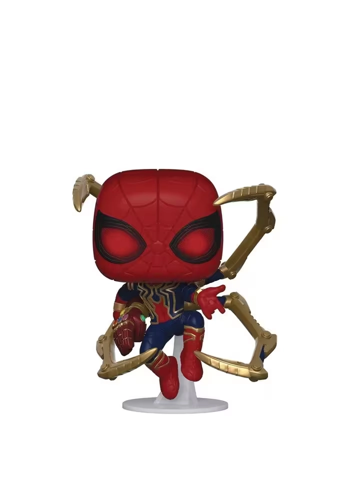 POP MARVEL ENDGAME IRON SPIDER W/ NANO GAUNTLET VINYL FIGURINE