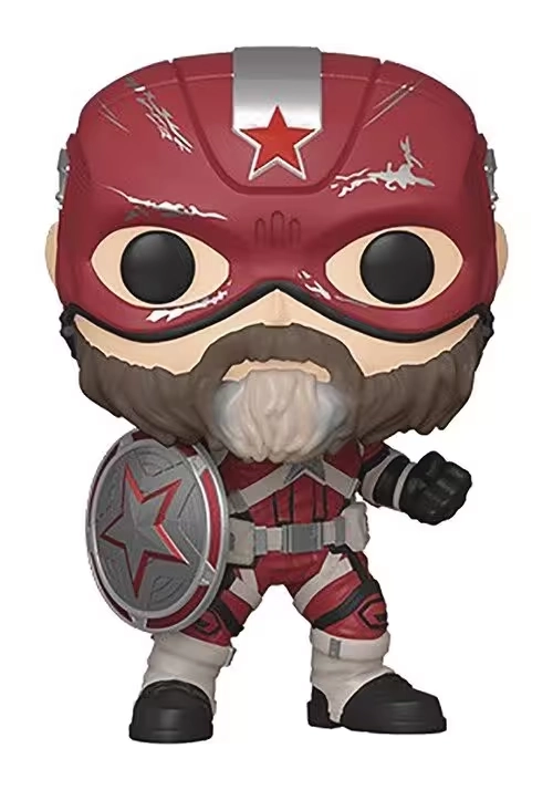 POP MARVEL BLACK WIDOW RED GUARDIAN VINYL FIGURINE