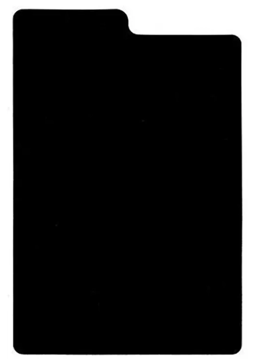 BLACK PLASTIC TITLE DIVIDERS (ORD IN 100) (NET)