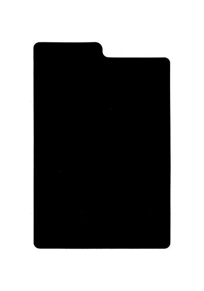 BLACK PLASTIC TITLE DIVIDERS (ORD IN 100) (NET)