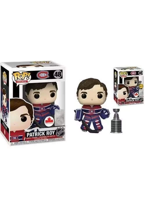 FUNKO POP! NHL PATRICK ROY (HABS JERSEY) GROSNOR EXCLUSIVE CHASE WITH STANLEY CUP