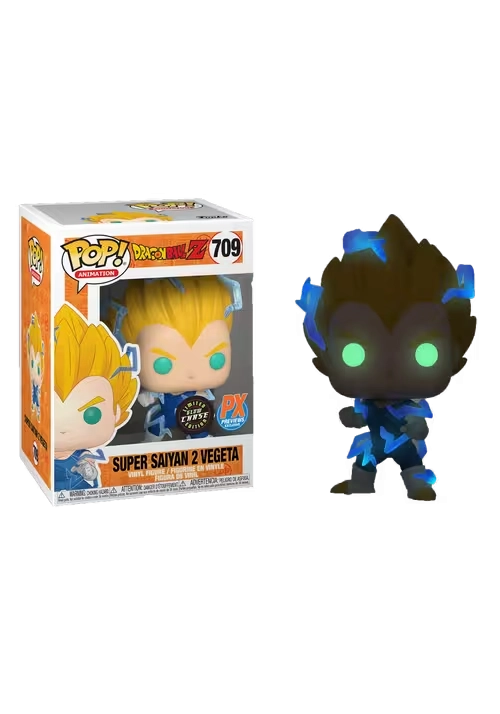 POP ANIMATION DBZ SUPER SAIYAN 2 VEGETA PX VINYL FIGURINE CHASE 