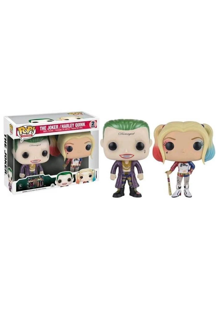 POP DC SUICIDE SQUAD 2PACK JOKER & HARLEY EXCLUSIVE