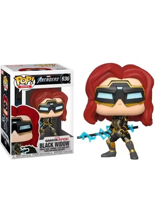 POP MARVEL AVENGERS GAME BLACK WIDOW STARK TECH SUIT W/CHASE
