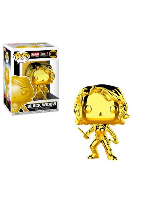 POP MARVEL STUDIO 10 BLACK WIDOW CHROME