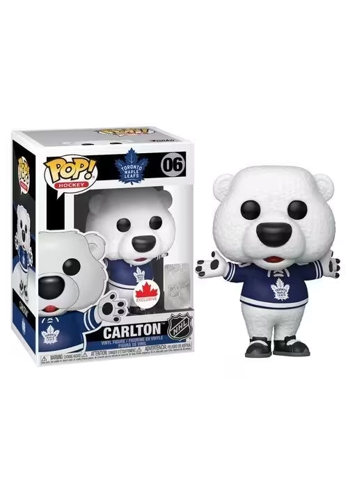 POP! HOCKEY NHL MASCOT VINYL FIGURE CARLTON THE BEAR (TORONTO MAPLE LEAFS) EXCLUSIVE
