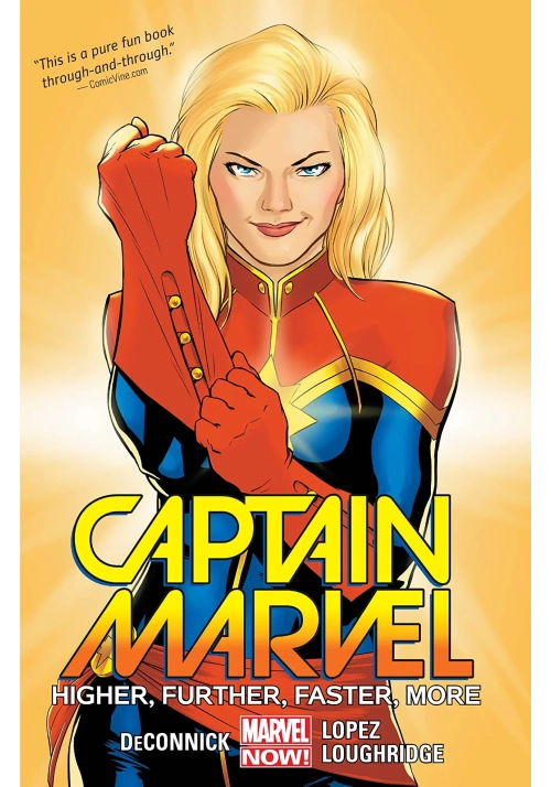 CAPTAIN MARVEL TP VOL 01 HIGHER FURTHER FASTER MORE 