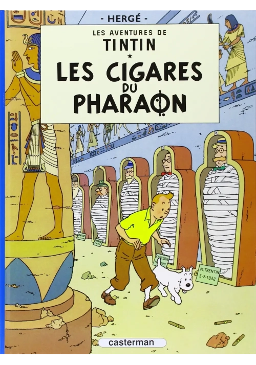 TINTIN TOME 4 LES CIGARES DU PHARAON