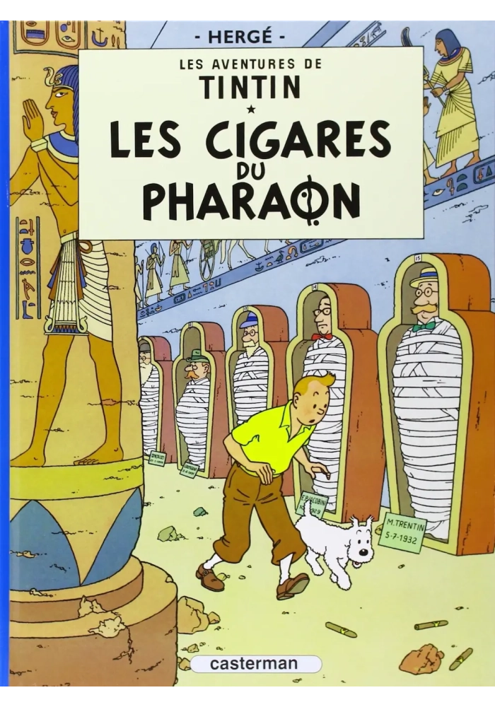 TINTIN TOME 4 LES CIGARES DU PHARAON