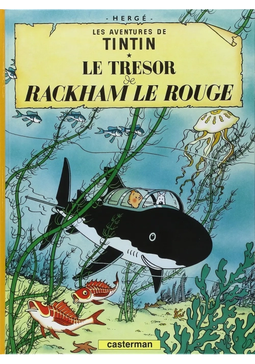 TINTIN VOLUME 12  LE TRESOR DE RACKHAM LE ROUGE