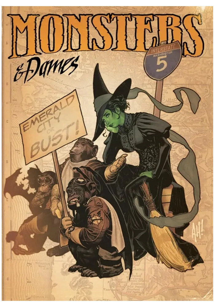 MONSTERS & DAMES2011 EMERALD CITY COMICON ARTBOOK