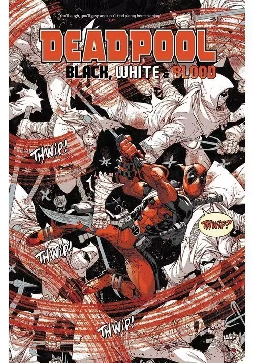 DEADPOOL BLACK WHITE BLOOD TREASURY EDITION TP