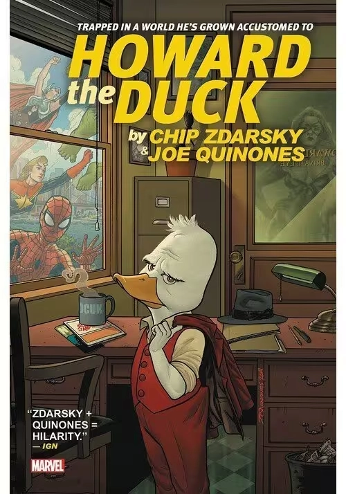 HOWARD THE DUCK BY ZDARSKY & QUINONES OMNIBUS HC QUINONES CVR