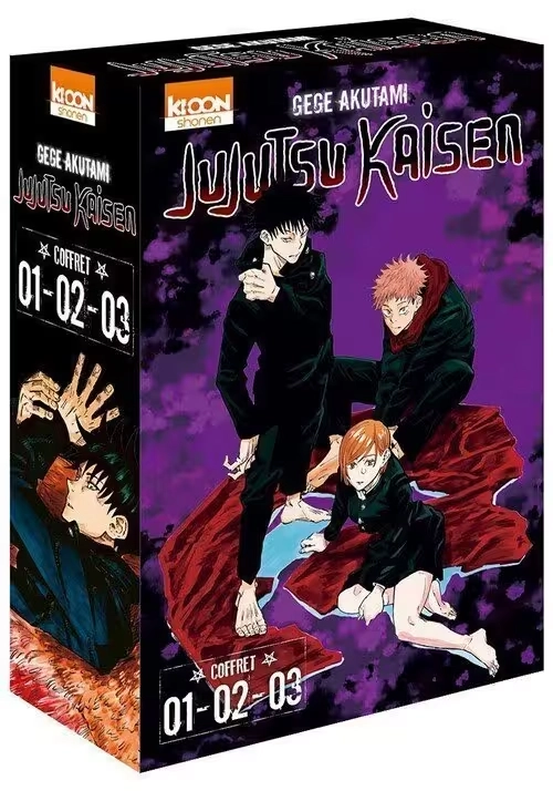JUJUTSU KAISEN COFFRET TOME 1-2-3