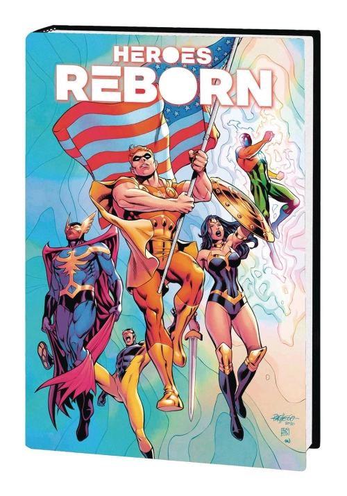 HEROES REBORN AMERICAS MIGHTIEST HEROES OMNIBUS HC DM VARIANT