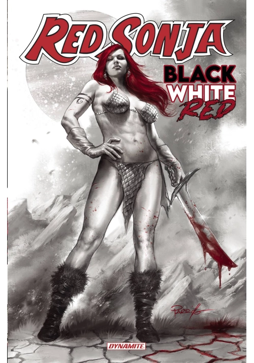 RED SONJA BLACK WHITE RED HC SGN ED VOL 01