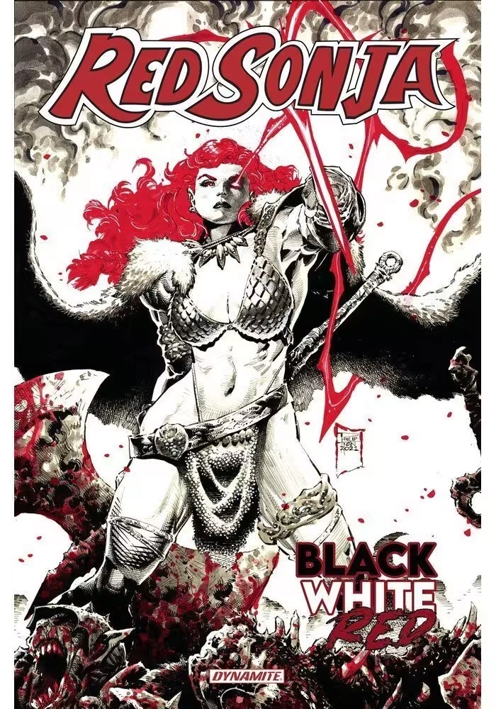 RED SONJA BLACK WHITE RED HC VOL 01