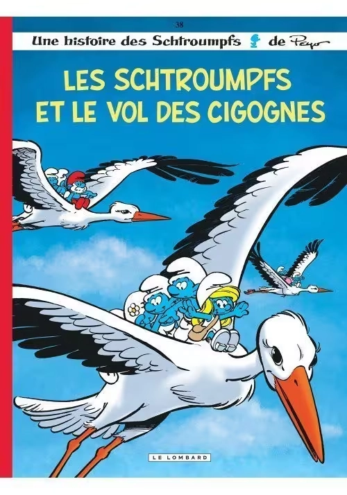 LES SCHTROUMPFS - TOME 38 : LES SCHTROUMPFS ET LE VOL DES CIGOGNES