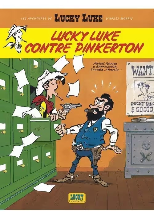 LES AVENTURES DE LUCKY LUKE D'APRÈS MORRIS - TOME 4 : LUCKY LUKE CONTRE PINKERTON