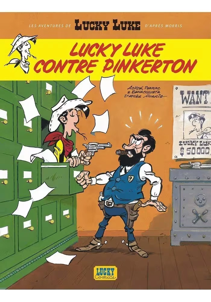 LES AVENTURES DE LUCKY LUKE D'APRÈS MORRIS - TOME 4 : LUCKY LUKE CONTRE PINKERTON