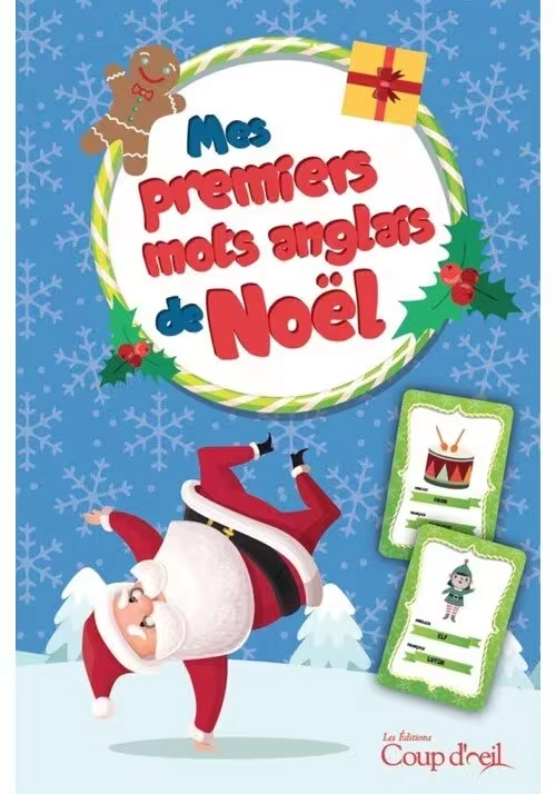 MES PREMIERS MOTS ANGLAIS DE NOËL : CARTES ÉCLAIR