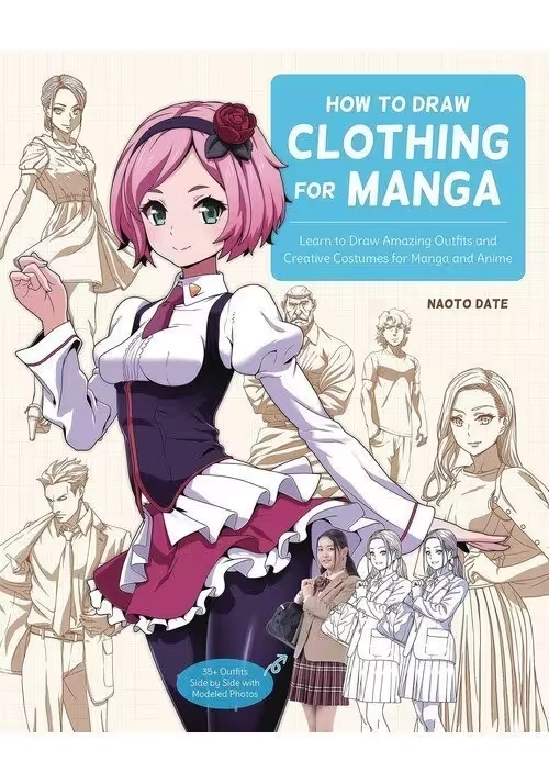 HOW TO DRAW CLOTHING FOR MANGA LEARN DRAW OUTFITS SC