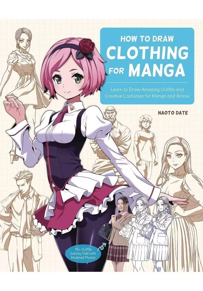 HOW TO DRAW CLOTHING FOR MANGA LEARN DRAW OUTFITS SC