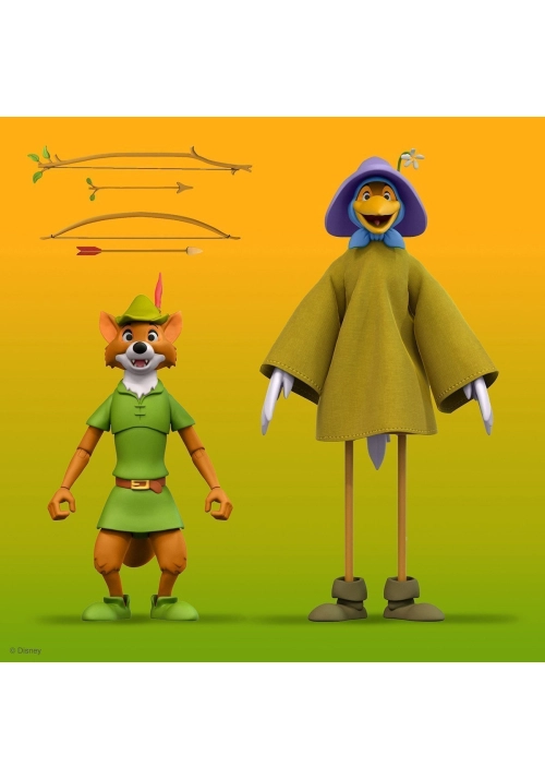 DISNEY ULTIMATES WV2 ROBIN HOOD ROBIN HOOD STORK COSTUME ACTION FIGURE