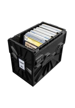 BLACK PLASTIC GRADED COMIC BOOK BIN