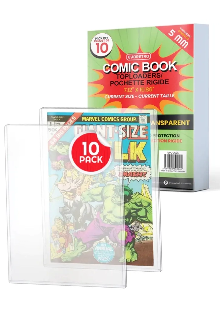 COMIC TOPLOADER 7 1/2 X 11