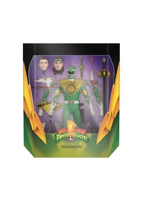 POWER RANGERS ULTIMATES GREEN RANGER ACTION FIGURE