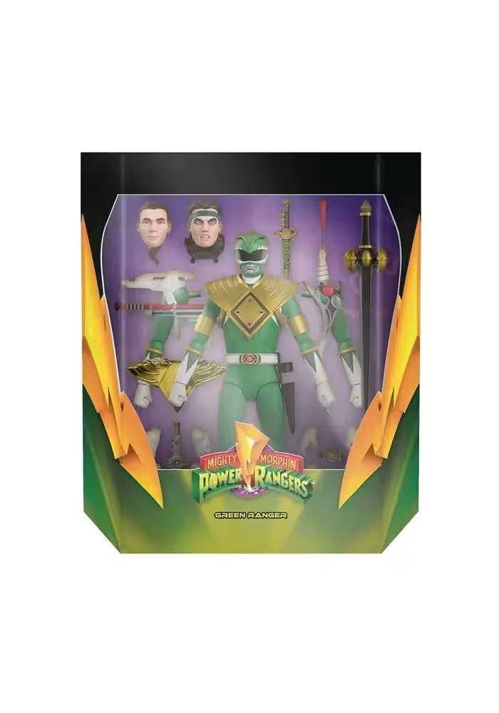 POWER RANGERS ULTIMATES GREEN RANGER ACTION FIGURE