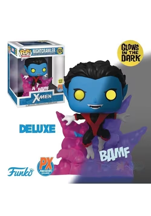 POP DELUXE NIGHTCRAWLER TELEPORTING GLOW IN THE DARK PX VIN FIGURE