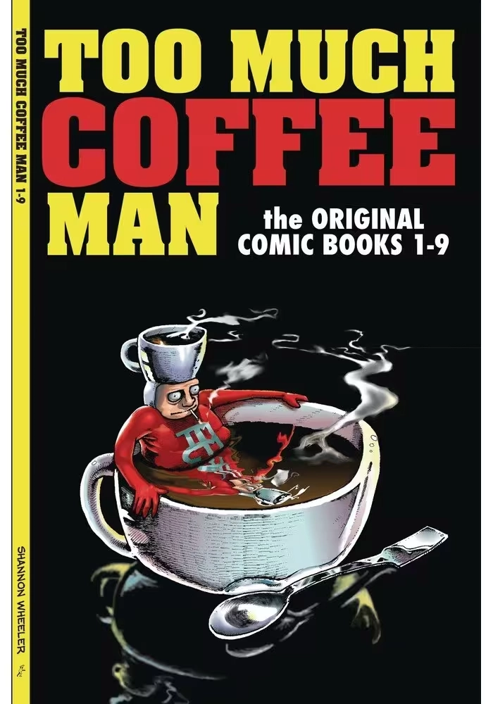 TOO MUCH COFFEE MAN ORIGINAL COMICS 1-9 TP SGN