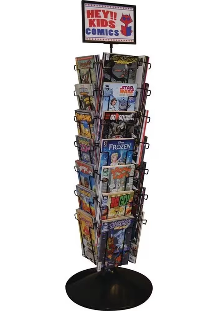 DIAMOND PX 28-POCKET JUNIOR COMIC SPINNER RACK