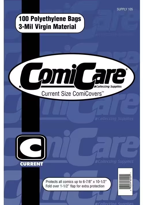 COMICARE CURRENT PE BAGS (PACK OF 100)