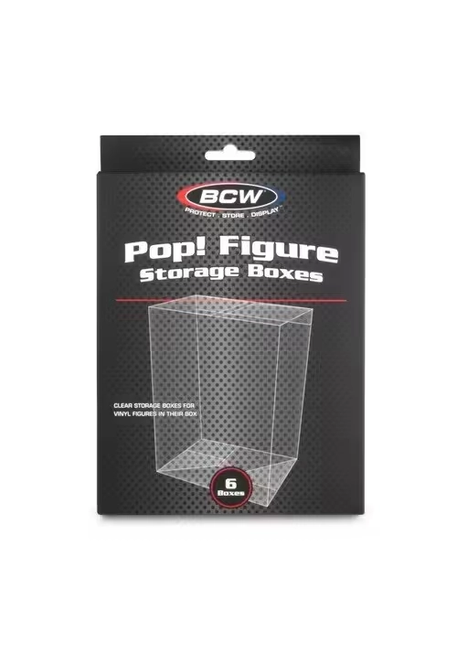 BCW POP! FIGURE STORAGE BOX 6PK
