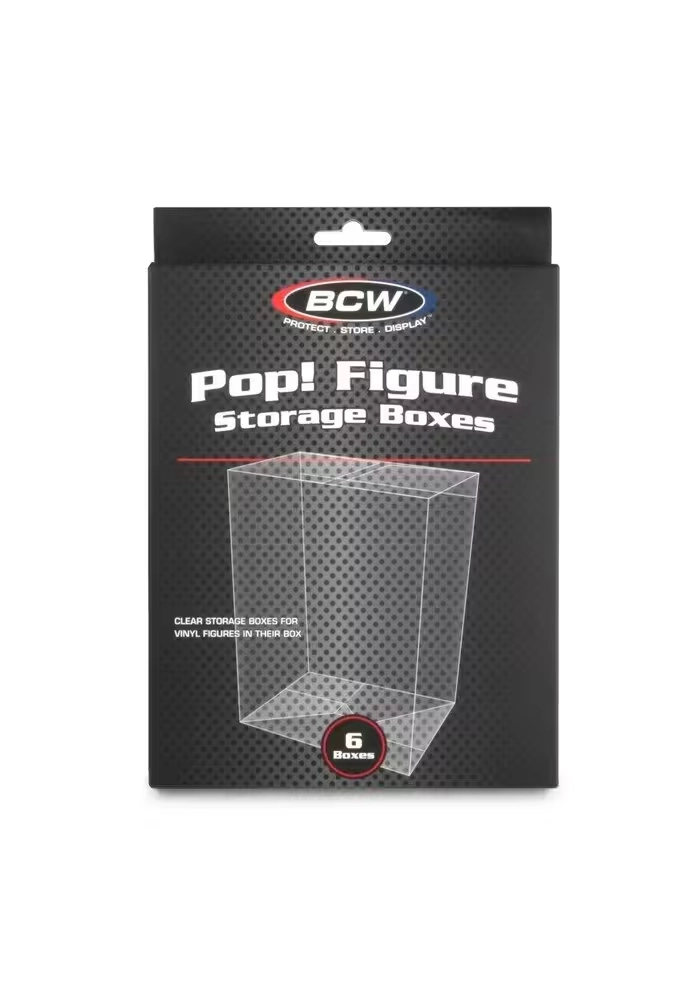 BCW POP! FIGURE STORAGE BOX 6PK