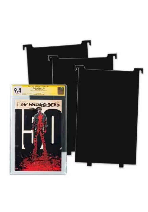 GRADED COMIC BOOK BIN PARTITIONS - BLACK