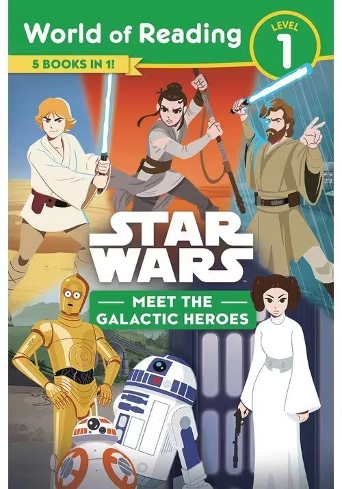 STAR WARS WORLD OF READING LEVEL 1 GALACTIC HEROES GN