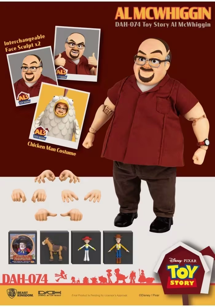 TOY STORY 2 DAH-074 DYNAMIC 8-CTION HEROES AL MCWHIGGN ACTION FIGURE