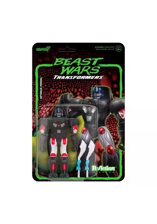 TRANSFORMERS REACTION WAVE 7 BEAST WARS OPTIMUS PRIMAL FIGURE