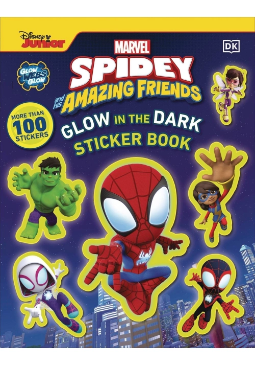 MARVEL SPIDEY & AMAZING FRIENDS GLOW STICKER BOOK SC